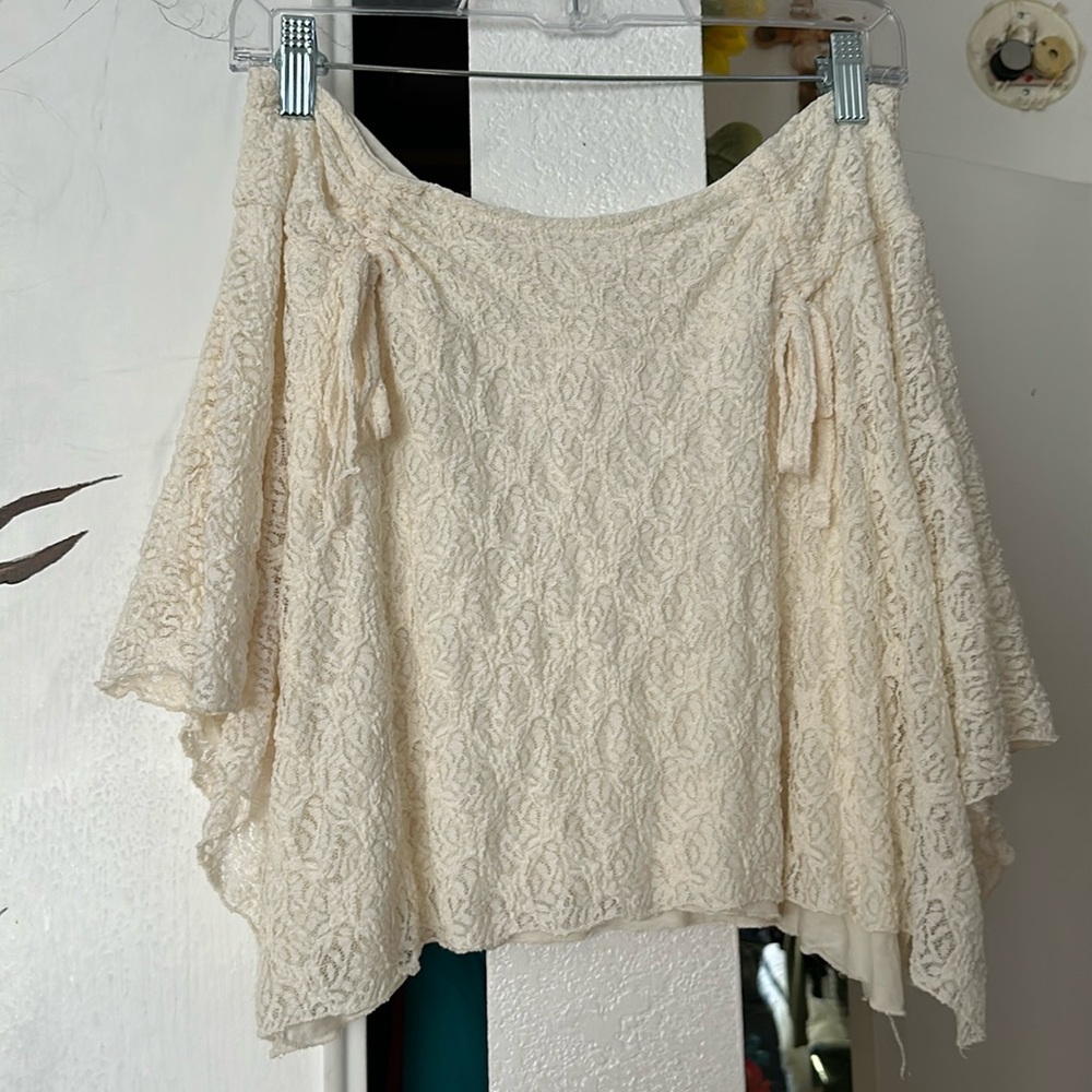 Handkerchief mini skirt